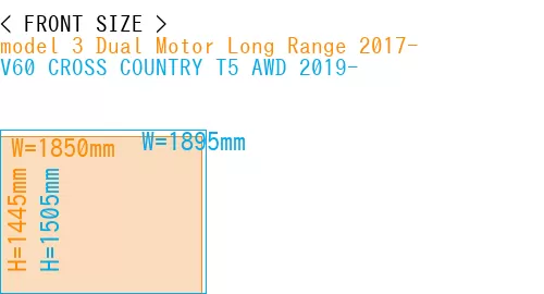 #model 3 Dual Motor Long Range 2017- + V60 CROSS COUNTRY T5 AWD 2019-